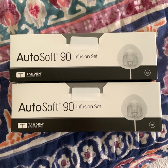Tandem Autosoft 90 infusion sets 2 boxes x 10 per box - Picture 1 of 2